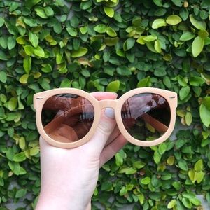 Free People Peach Sunglasses